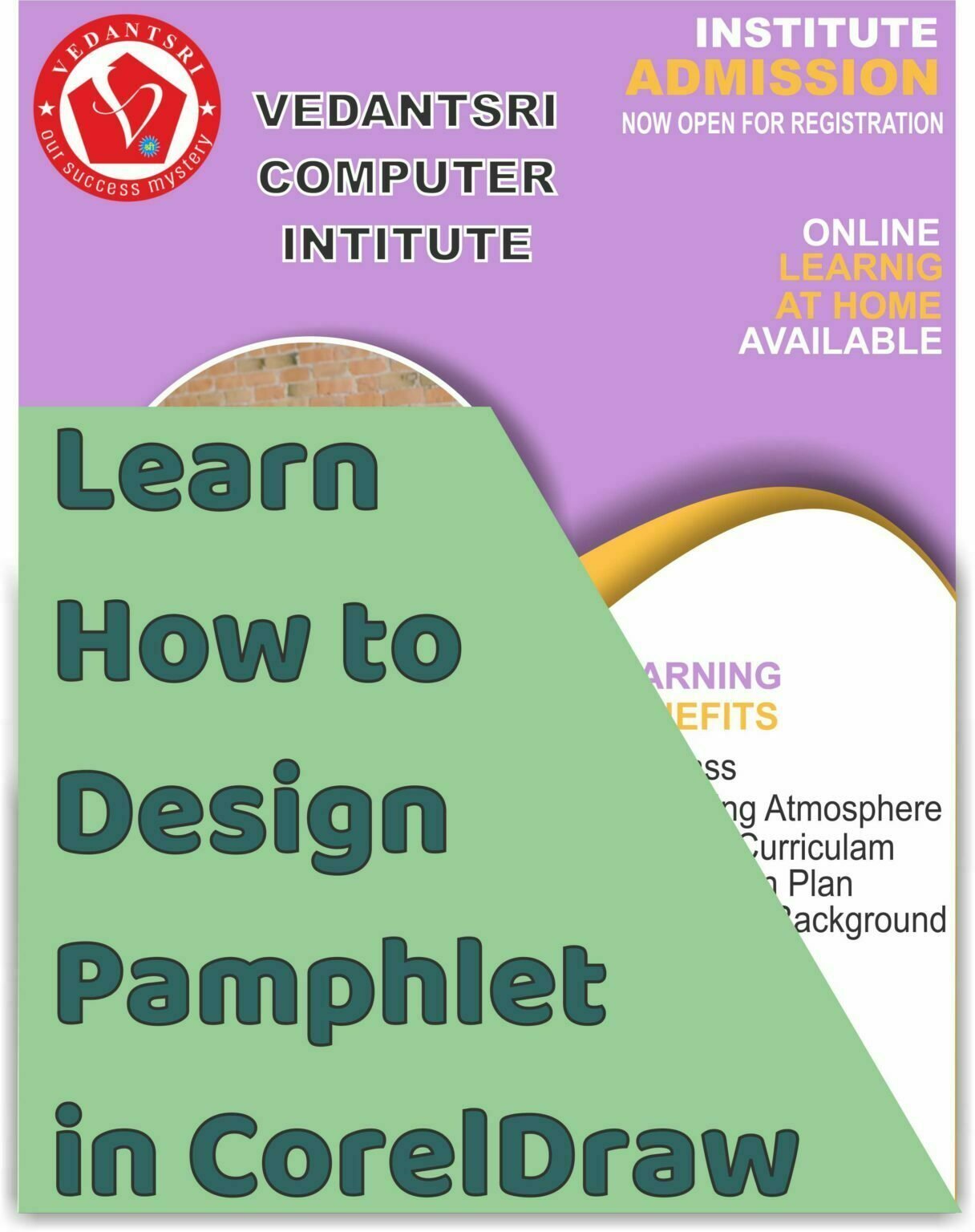 Easy Pamphlet Design in CorelDraw, Easy and Step Wise